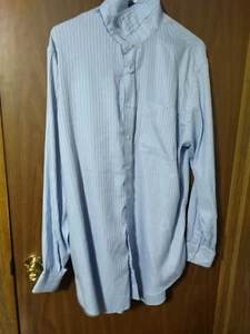 Damon Micro Pisma Striped Size 16 Long Sleeved Shirt - Picture 1 of 9
