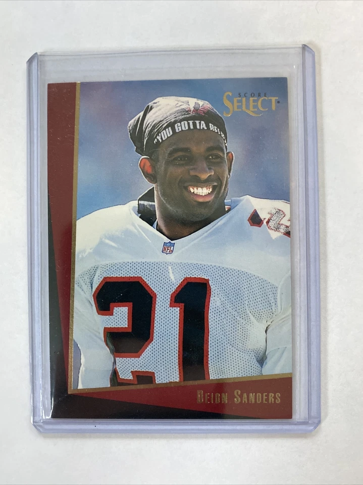 1993 Score Select Deion Sanders Football Card #3 Falcons HOF - Image 1 of 2