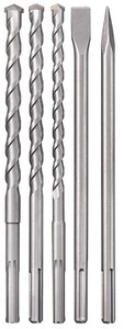 Original Einhell 5-tlg. SDS-max Bohrer-Meißel-Set Abbruch-/Bohrhammer-Zubehör... - Bild 1 von 3
