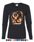 First In Last Out Women's Long Sleeve Tee Fire & Rescue FD American Firefighter