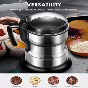 400w Elektrische Kaffeemühle Kaffeebohnen Kaffemühle Espressomühl Gewürze Mühle - Bild 1 von 10