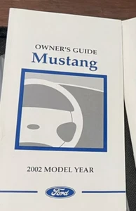 2002 Ford MUSTANG Propietarios Operadores Propietario Manual Guía Manual Libro - Imagen 1 de 1