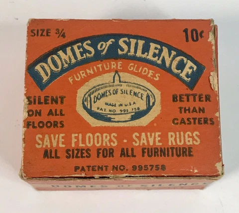 Vintage Domes of Silence Furniture Glides Cover
