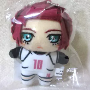Blue Lock Exhibition Limited Plush Doll Mascot Chain Sae Itoshi 10cm 2023 NEW - Picture 1 of 5