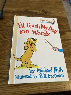 I'll Teach My Dog 100 Words HC BCE Seuss Beginner Book - Image 1 of 4