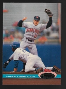 Chuck Knoblauch 1991 Topps Stadium Club #548 Minnesota Twins - Bild 1 von 2