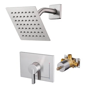 Shower Kit, Shower Faucet Set with 6-Inch Rain Shower Head, Single-Handle Sho... - Picture 1 of 6