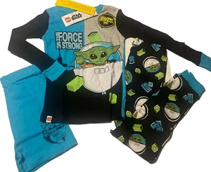 Boys Glow in the Dark Ink LEGO STAR WARS 3Pc Pajamas Set Sz 8 Cozy NWT - Picture 1 of 5