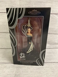 Hallmark Barbie 45th Anniversary Ornament With Lighted Display Stand 2004 NIB - Picture 1 of 8