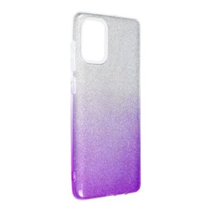 Handyhülle für Samsung Galaxy A71 Schutzcase Cover Bumper Schale Glitzer Violett - Zdjęcie 1 z 4