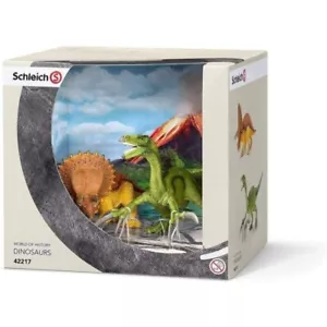 NEW Schleich 42217 Carnotaurus & Giganotosaurus dinosaurs RETIRED rare toys toy - Picture 1 of 3