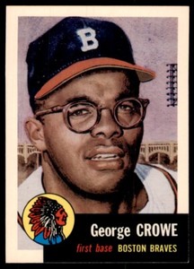 1991 TOPPS ARCHIVES 1953 GEORGE CROWE BOSTON BRAVES #3