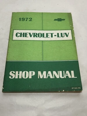 Chevrolet Luv 1972 camioneta pickup manual de taller completo Foto 1 de 4