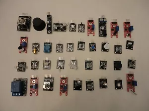 37 módulos de sensores placas de proyecto IC aprendizaje electrónica conjunto de inicio para Arduino - Imagen 1 de 12