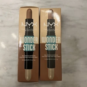 2 boxes NYX MAKEUP Wonder Stick Dual Ended Face Shaping Stick WSRS02 - Picture 1 of 4