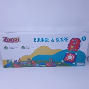 Zoozi Bounce & Score | Trampoline Indoor Outdoor Kids Family Skill Ball Game NEW - Picture 1 of 4