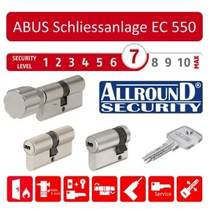 ABUS Schließanlage EC550 2x 10/30 1x 30/30 1x 30/50 Not und Gefahrenfunktion - C - Bild 1 von 1