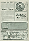 Antique Advertisement Print Diamond Merchant & Players Tobacco & J W Benson 1901
