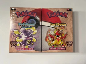 Pokemon Deck Fossil Smogo Bodyguard Magmar Lockdown RED LOGO Australian Sealed - Bild 1 von 10