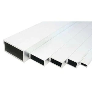 Aluminium Rechteckrohr Alu Profilrohr Walzblank Vierkantrohr 1 - 1,5m - Bild 1 von 2