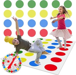 Twister Spielmatte Spiel Für Kinder & Erwachsen Ab 6 Jahre Partyspiele lustig - Bild 1 von 7