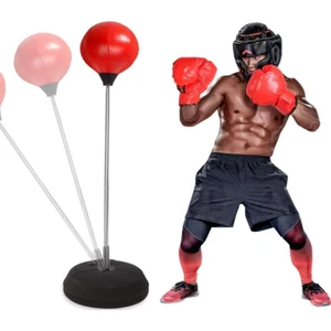Punching Bag with Stand , Adjustable Height Free Standing Boxing Reflex Bag, Ide - Bild 1 von 12