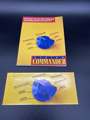 Vintage 1995 SYSTEM COMMANDER Multi - OS Manager Book User Guide  - Image 1 of 4