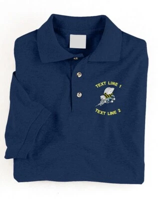 US Navy Seabees Military Polo #902 - Image 1 of 3