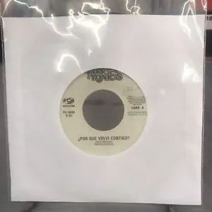 LOS YONIC'S -POR QUE VOLVI CONTIGO / LAS BAILERAS- 1991 PROMO MEXICAN 7" SINGLE - Picture 1 of 3