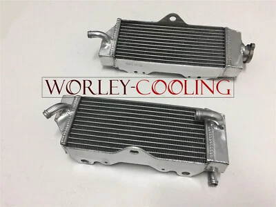 NJ-Aluminum radiator for YAMAHA YZ400F YZF400 1998 1999 2000 straight bracket Foto 1 de 4