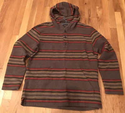 Pendleton Hoodie Mens Size Small Multi Striped 100% Cotton Long Sleeve Pullover - Image 1 of 4
