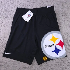 Pittsburgh Steelers Shorts Mens Small Nike Team Apparel Dri Fit Training NWT - Picture 1 of 12