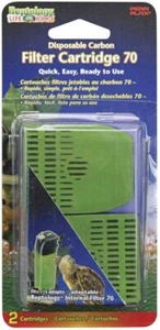 2er Pack Rep72 PennPlax Reptology 70 In-Tank Filter Ersatz Kohle Kartuschen - Bild 1 von 1