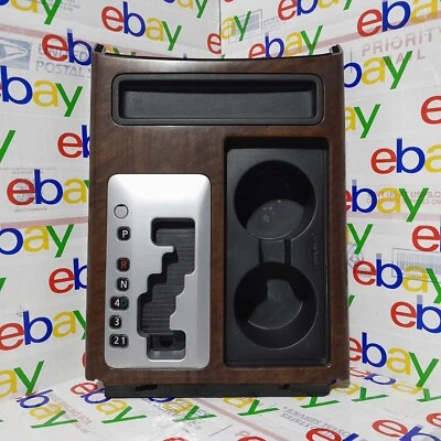 🔥 2008-2015 Nissan Titan Armada Console Gear Shifter Bezel Trim Wood Grain OEM - Image 1 of 3