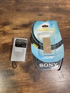 Sony ICF-S10MK2 2 Band Pocket AM/FM Radio 1996 OPEN BOX Vintage Retro 1990s - Picture 1 of 8