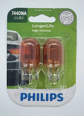 Phillips 7440NALLB2 LongerLife Miniatura 7440NALL Señal de giro/Bombilla de estacionamiento Foto 1 de 3