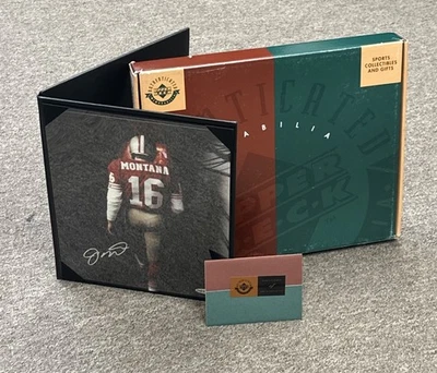 Joe Montana SF 49ers SIGNED 8x10 Color Photo w/ UDA COA , Album & Original Box - Image 1 of 2