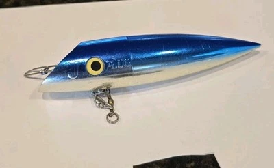 Luhr Jensen Rattle J-Plug Salmon Plug 5" Blur Chrome Used Condition - Image 1 of 4