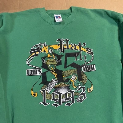 Sudadera De Colección Russell 1993 UMR Missouri Rolla College St Pats Talla XL EE. UU. ZTA Foto 1 de 4