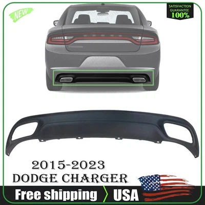 NEW Rear Lower Valance Textured For 2015-2023 Dodge Charger - Image 1 of 4