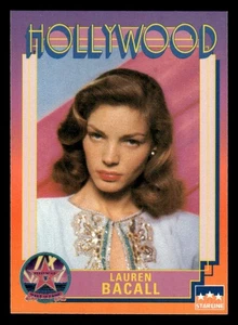 1991 Starline Hollywood Walk of Fame Lauren Bacall #119 - Bild 1 von 2