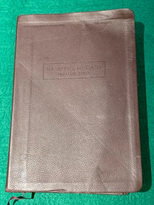 NASB The Message Parallel Bible Zonervan 2004 Bonded Leather Burgundy Foto 1 de 4