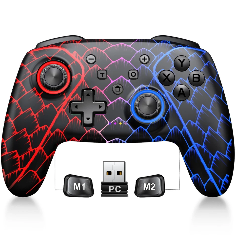 Pro Wireless Controller Gamepad Joystick Remote For Nintendo Switch OLED,PC/iOS - Image 1 of 4