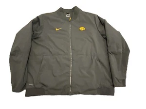 Nike Shield Herren XXL 2XL Iowa Hawkeyes Jacke Bomber Thermo Schwarz - Bild 1 von 11