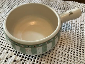 Pfaltzgraff NATUREWOOD Handle Soup Bowl BEES FLOWERS Portfolio - Picture 1 of 16