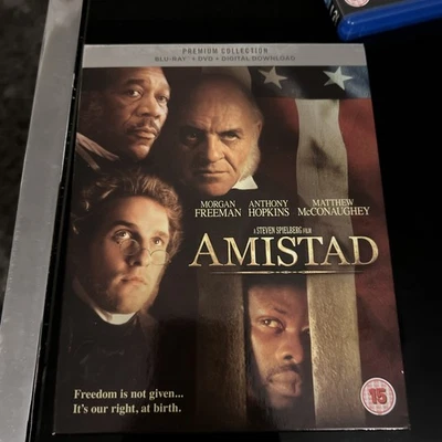 Amistad (1997) Premium Collection Edition Blu-Ray + DVD + lobby postcards - Image 1 of 4