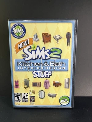The Sims 2 Kitchen & Bath Interior Design Stuff PC Game Expansion 2008 Complete - Image 1 of 3