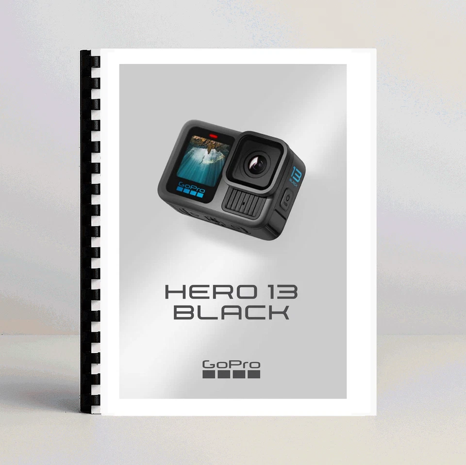 Owners Manual for GoPro Hero 13 Black Camera - Half-Letter Size - Image 1 of 1