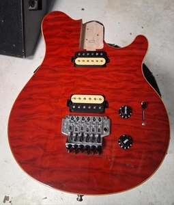 Sterling by Musicman AX3 TRD OLP Electric Guitar RED Quilt Top Wolfgang - Picture 1 of 9