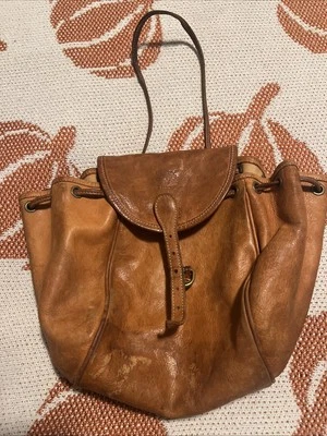 Bolso de Mano IL BISONTE Cuero Marrón Camel Foto 1 de 4